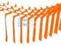 (image for) Orange Streamer Garland Decoration (12 pcs)