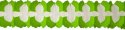 12 Foot Cross Garland Decoration Lime Green & White (12 pcs)