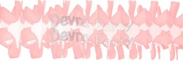 (image for) 12 Foot Pink Spider Fringe Garland (12 pcs)
