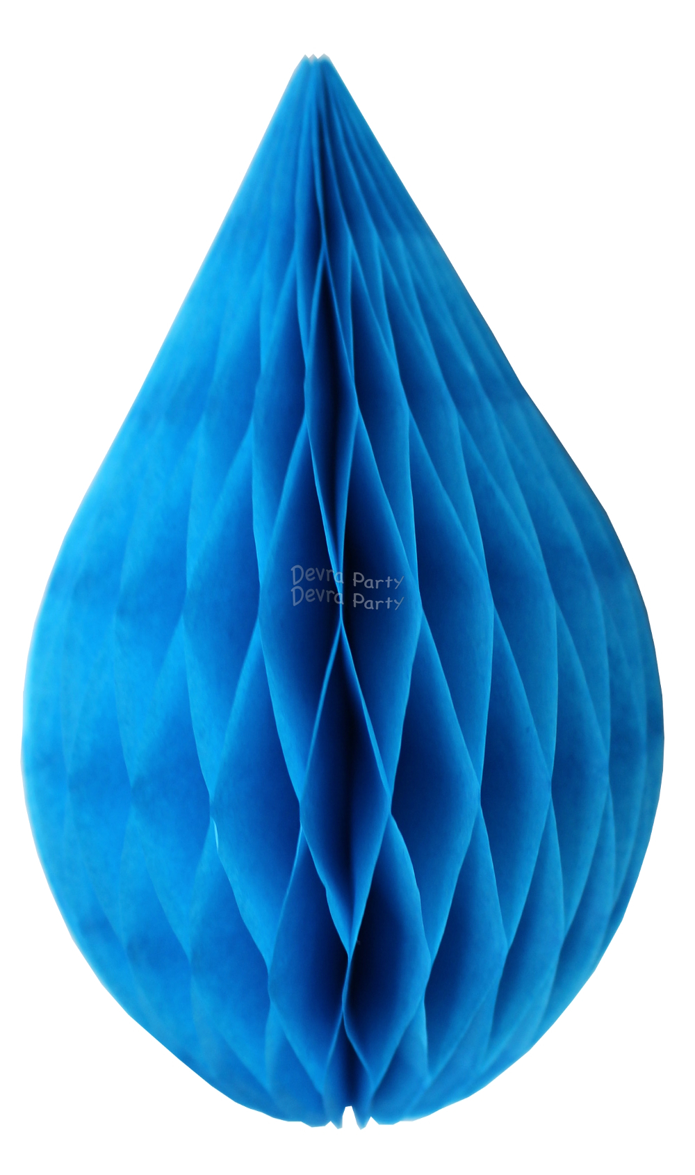 (image for) 5 Inch Turquoise Rain Drop Ornament Decoration (12 pcs)
