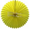 (image for) 27 Inch Yellow Deluxe Fan Decorations (12 pcs)