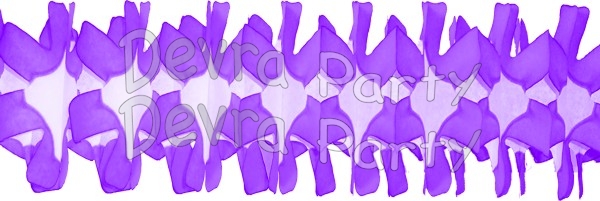 12 Foot Purple Spider Fringe Garland (12 pcs) - Click Image to Close