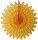 Gold 18 Inch Tissue Paper Fan (12 Pieces)