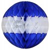 (image for) Dark Blue and White Honeycomb Tissue Paper Balls (12 pcs)