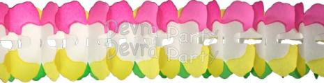 (image for) 12 Foot Easter Cross Leaf Garland Decoration (12 pcs)