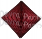 Maroon (Dyed Burgundy) Hanging Diamond Decoration (12 pcs)
