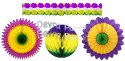 (image for) Mardi Gras Party Decoration Kit (22 pieces)