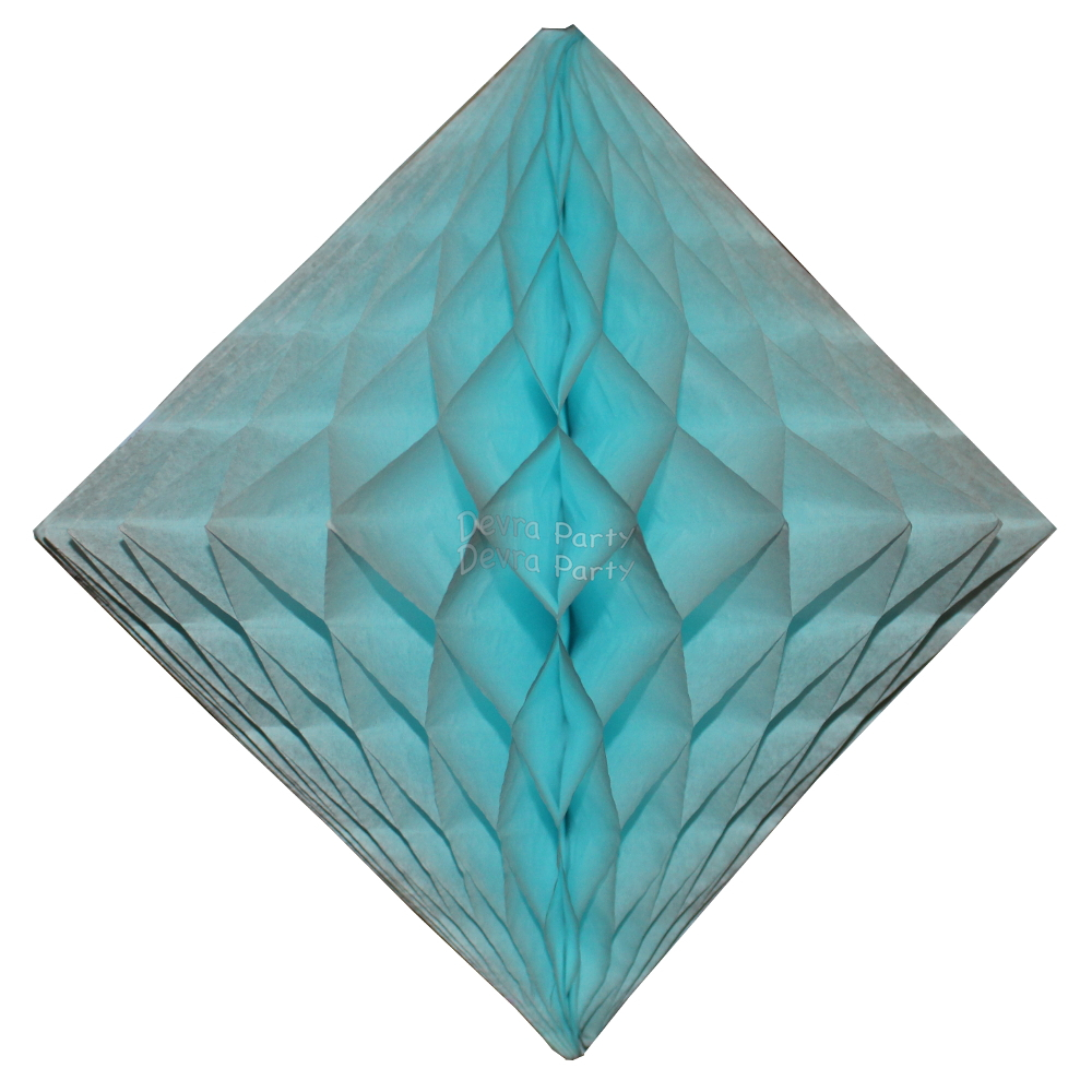 (image for) Light Blue Hanging Diamond Decoration (12 pcs)