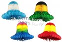 (image for) 11 Inch Tissue Paper Bells Multi Colors (12 pcs)