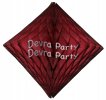 (image for) Maroon (Dyed Burgundy) Hanging Diamond Decoration (12 pcs)