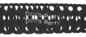 (image for) Black Full Tissue Garland (12 pcs)