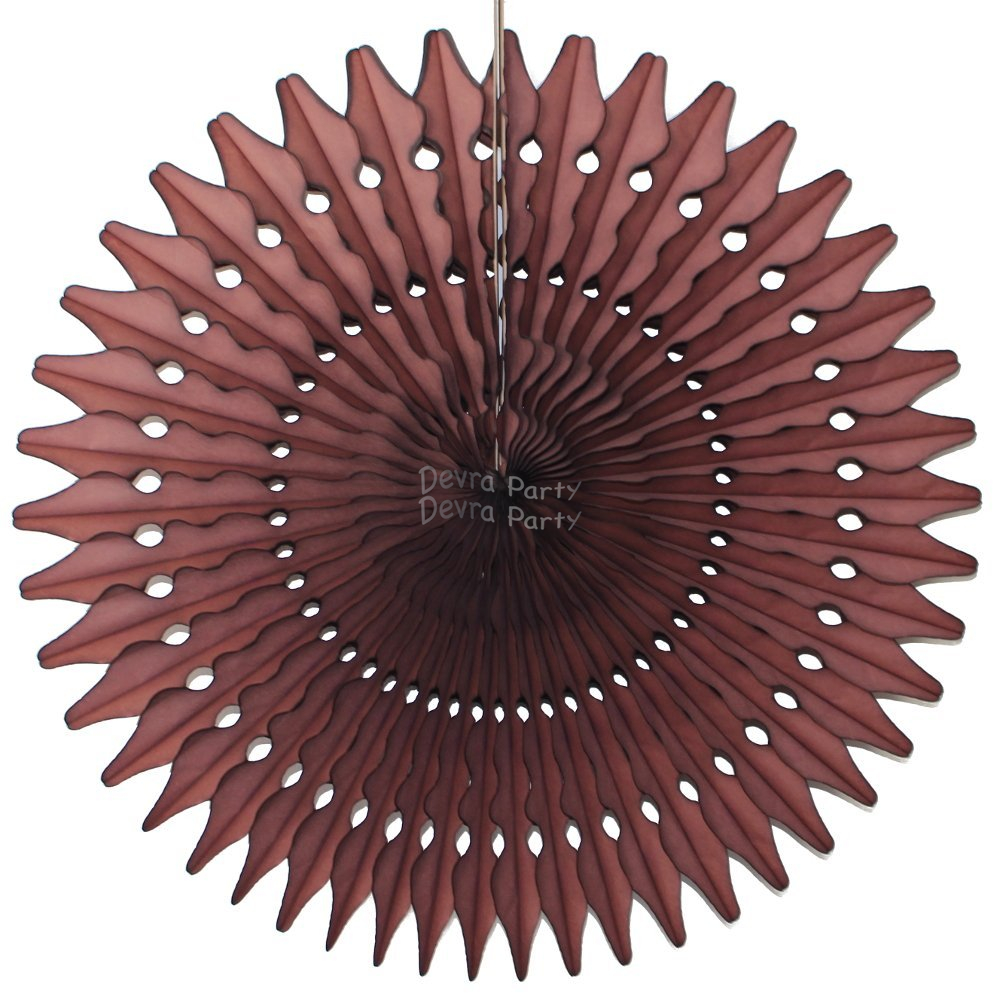 (image for) 21 Inch Tissue Fan Brown (12 pcs)