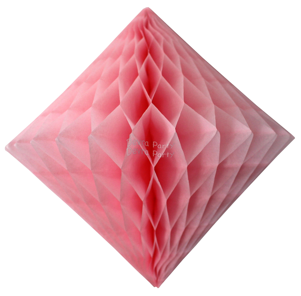 (image for) Pink Hanging Diamond Decoration (12 pcs)