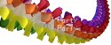 (image for) 12 Foot Rainbow Spider Fringe Garland (6 pcs)