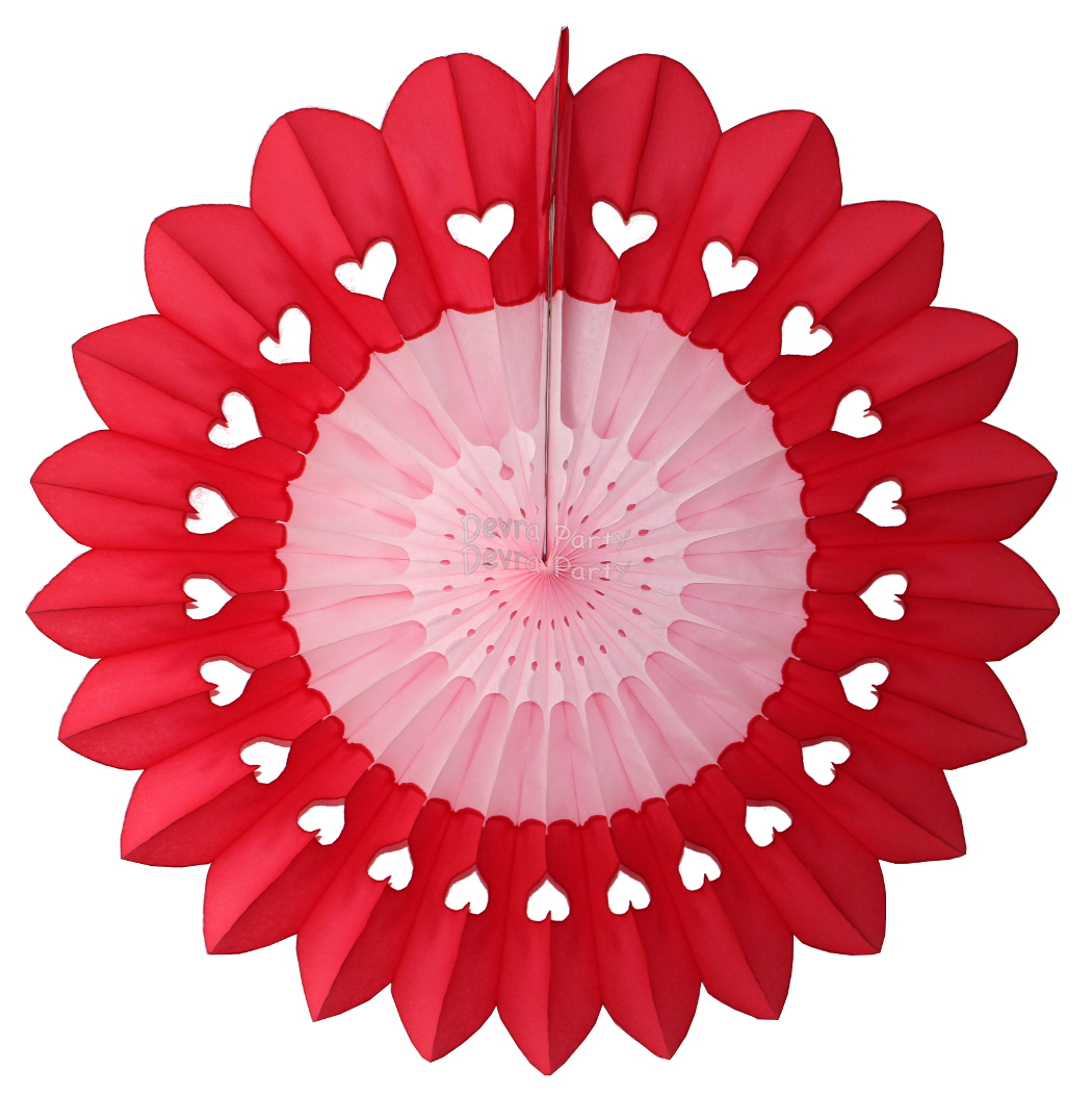 (image for) 27 Inch Heart Fanburst (12 pcs)
