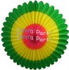 (image for) 27 Inch Deluxe Fan Green Yellow Cerise (12 pcs)