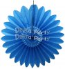 (image for) Tissue Fanburst Decoration Turquoise (12 pcs)